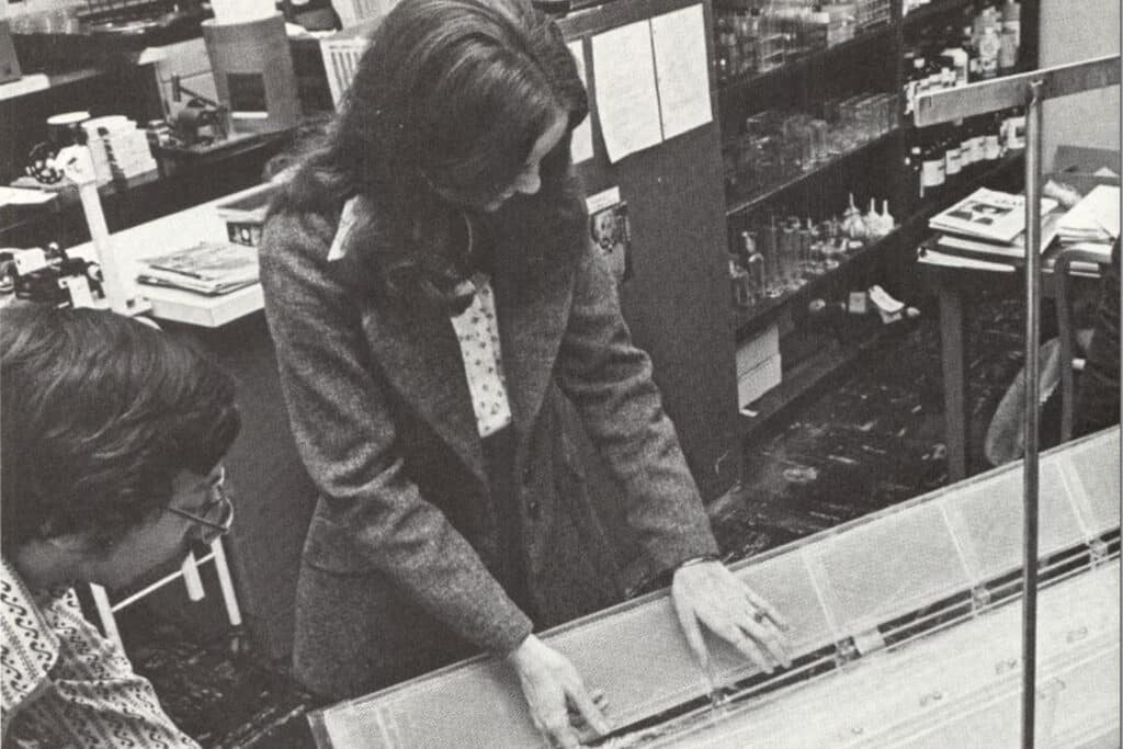 Equipment in UT's first ever biomedical engineering lab in Ferris Hall is demonstrated