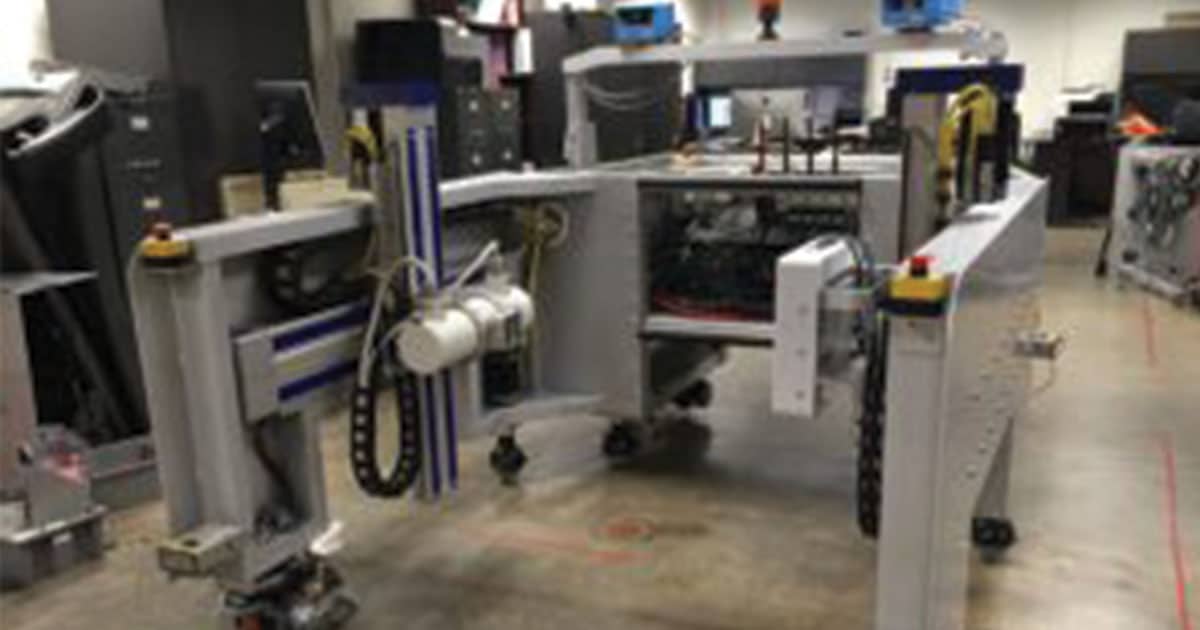 Robotic fluoroscope is being used in clinical studies of knee replacement patients