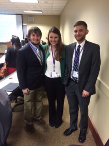 Nick Bouldien, Victoria Collier and Austin Breeding 