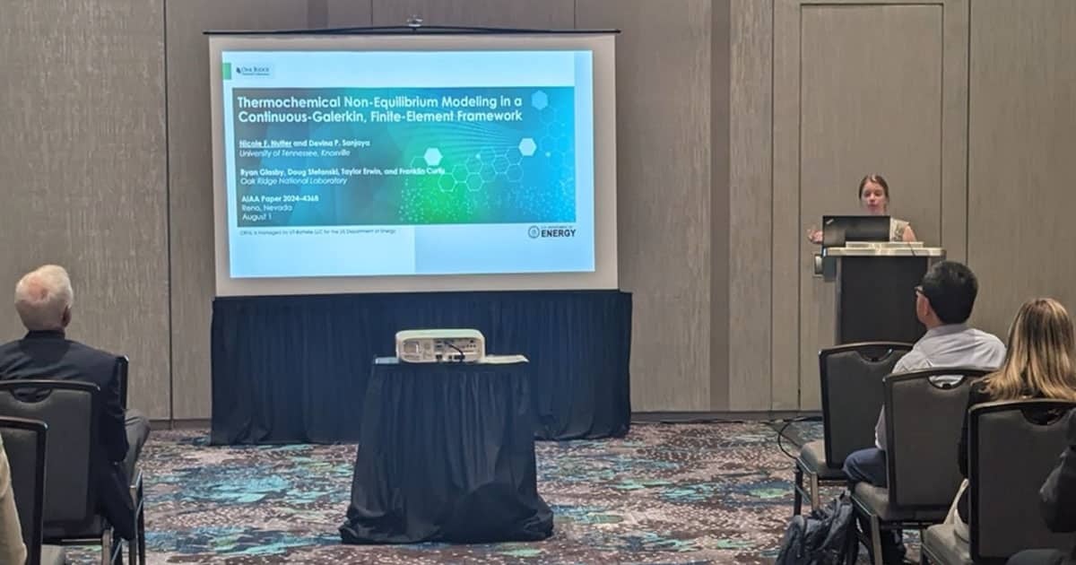 Nutter Wins Second Place Best Student Paper Award at AIAA Aviation Forum