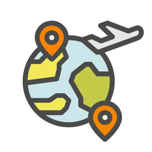 Icon representing flight