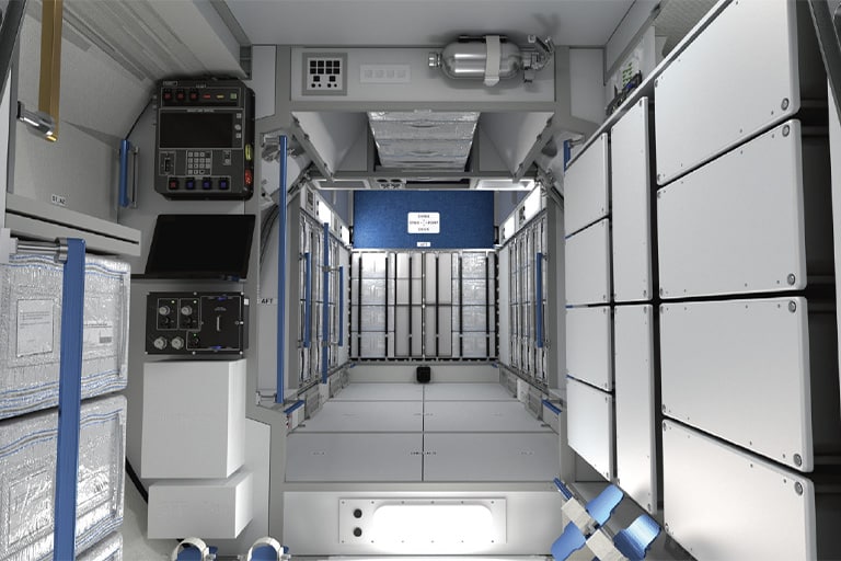 interior of a space craft
