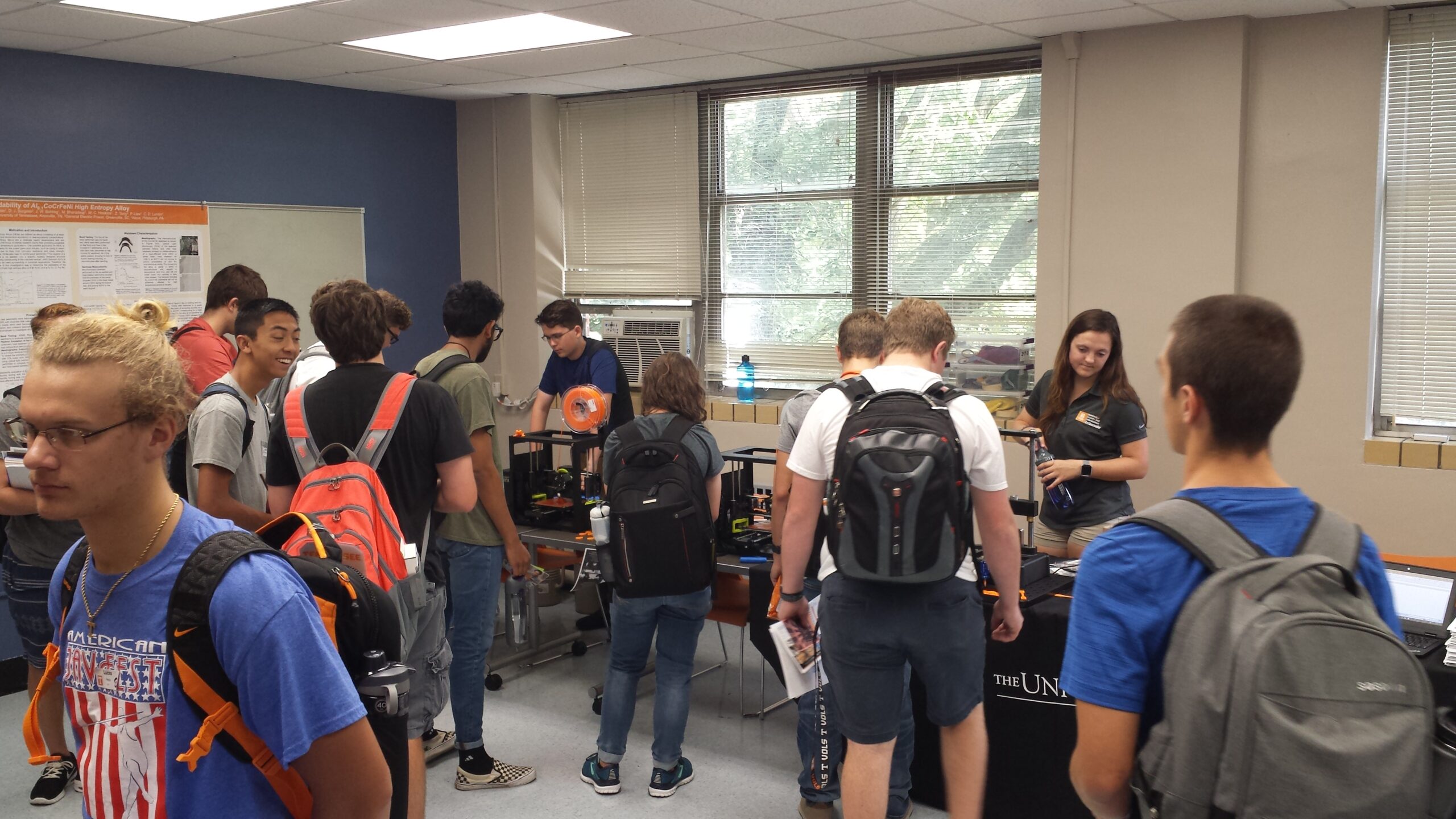 MSE students take part in an engineering fair.