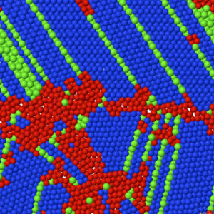 An illustration of molecular structure.