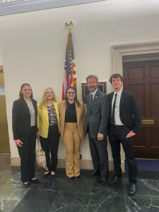 Madeline Loveday, Raymond Wysmierski, Marlena Alexander, MSE Vols Visit Washington DC and Maddie Maben