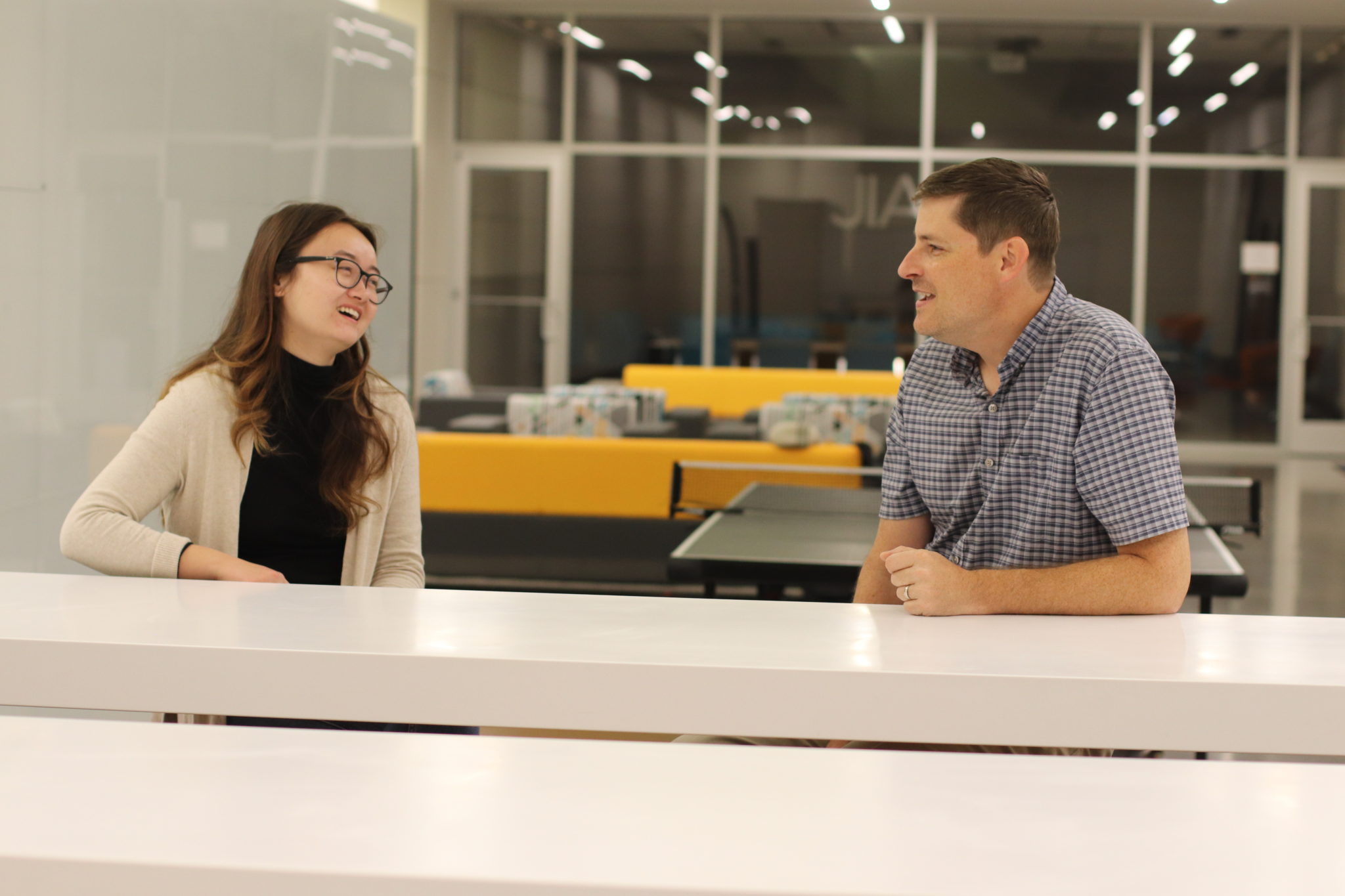 Eric Lass and Melanie Buziak