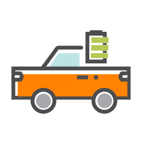 Electric Vehicle Icon