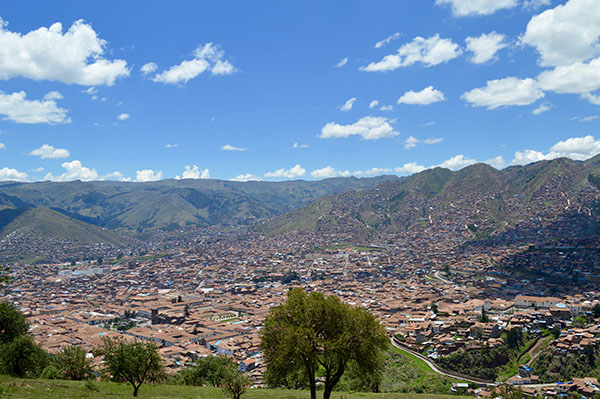 City view of Cuzco, Peru