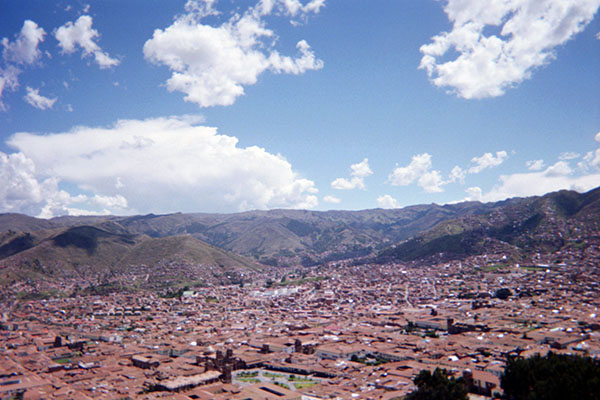 Overlook of Cusco City