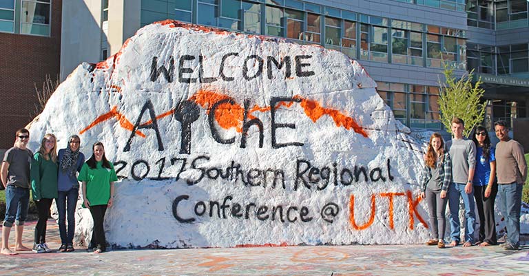AIChE Painted the Rock