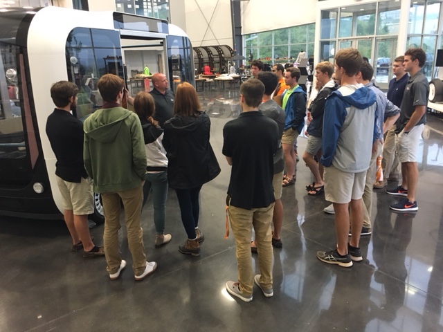 Students visit Local Motors.