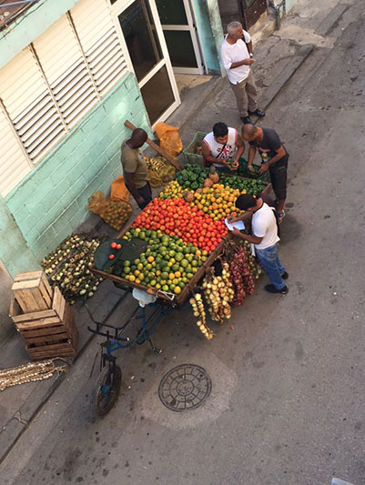 Street Vendor in Cuba