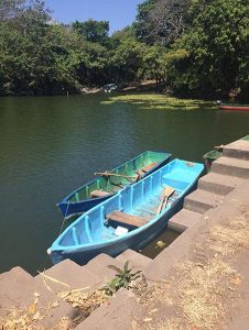 Canoes in Lake Nicaragua