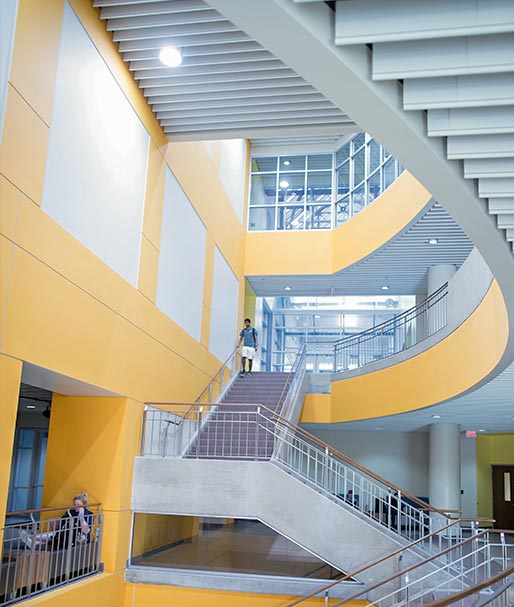 Atrium in the Science and Engineering Research Facility