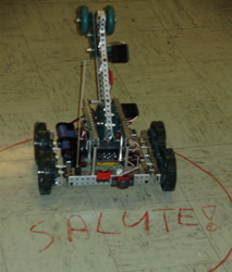 Robot Built During FIRST Robotics Competition