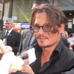 Johnny Depp at Public Enemies Premiere
