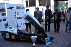 Exhibition put out by the Automotive Engineering students