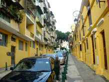 Street inside Macau