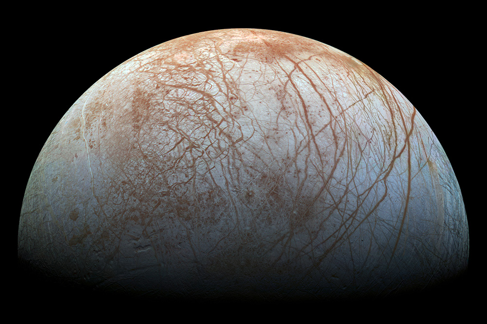 Color view of Europa from Galileo.