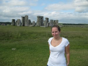 Jasmine Kelley at Stonehenge