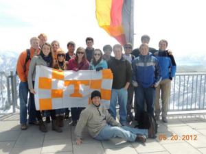 Tennessee Flag on Zugspitze
