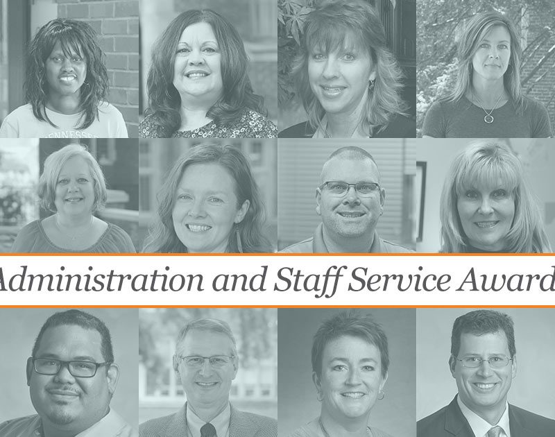 Staff Recognized for Years of Service