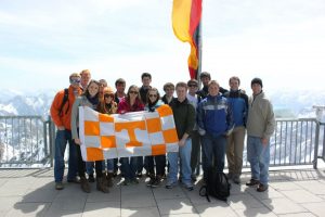 UT COE Students at Zugspitze