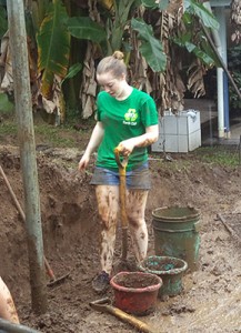 Amber Bassett Working in Costa Rica