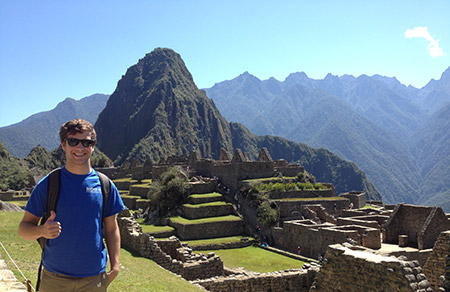 Mark Nichols at Machu Picchu