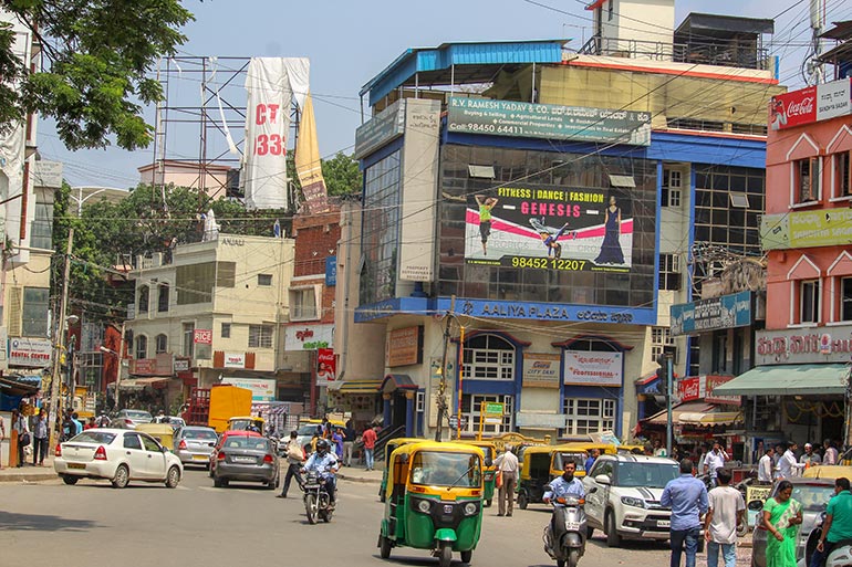 City Street in Bangalore