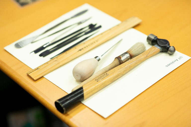 Tools Used to Open Time Capsule (Adam Brimer / University of Tennessee)