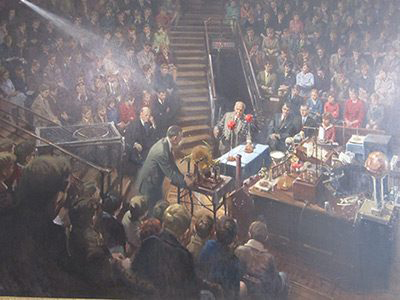 Painting at the Royal Institution