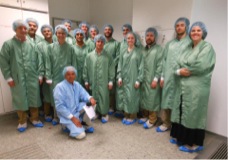 UT Students Prepare to Enter Clean Room