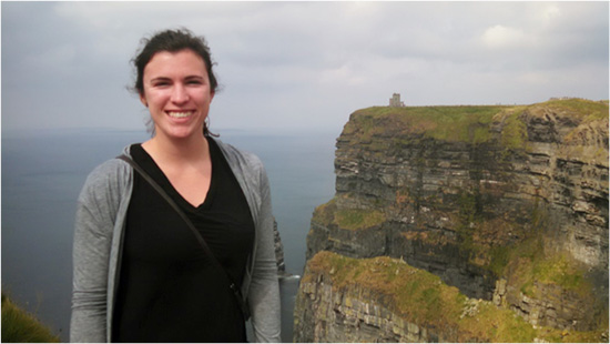 Payton Smith at the Cliffs of Moher