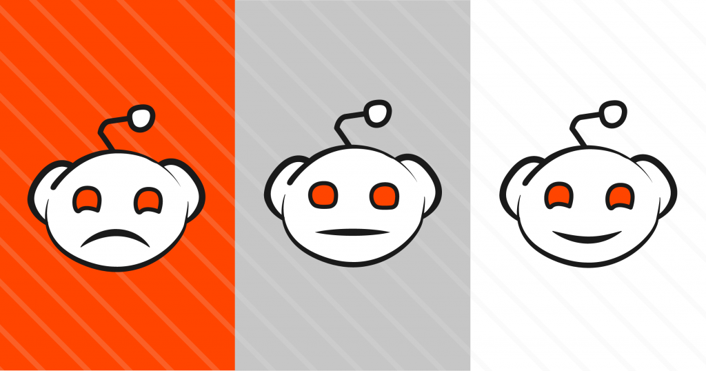 Three Reddit Robot Logo Heads