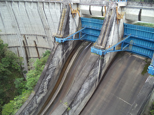 Hydroelectric dam in Costa Rica