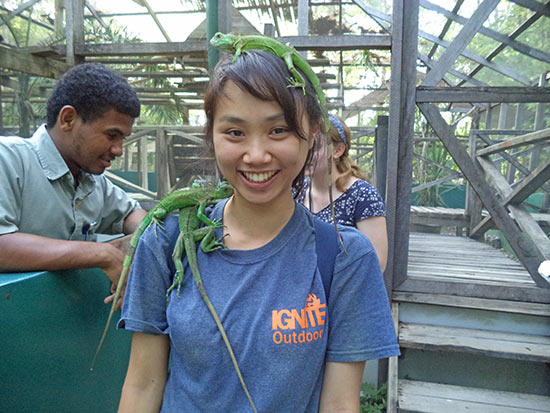 Maggie Lau visits the Green Iguana Conservation Project