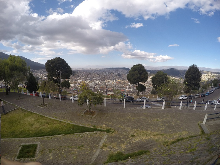 Overlook in Quito