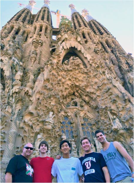 Brian Shin at Sagrada Familia