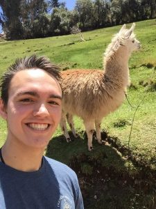 Zach Bingham with Llama