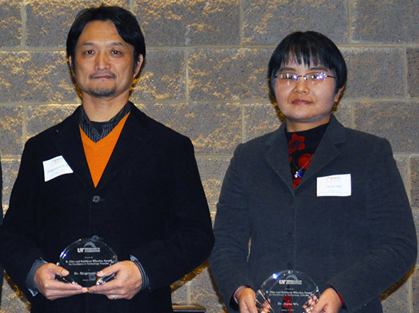 Wu and Eda receive Wheeley Award