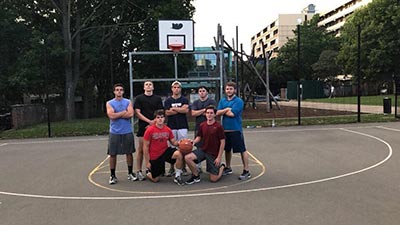 TCE Students Play Basketball in London