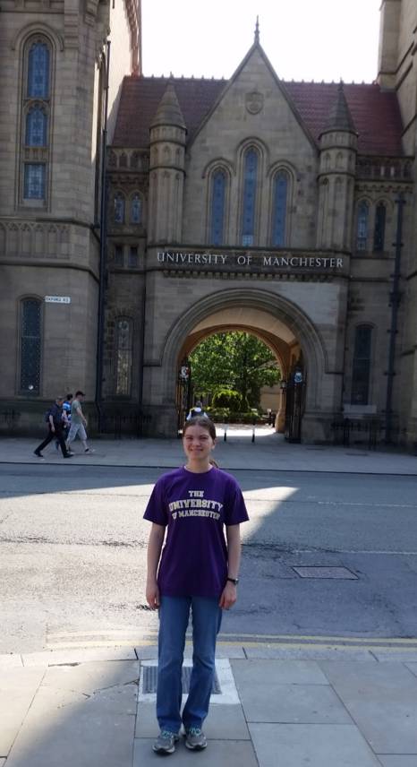 Emily Beckman at the University of Manchester Arch