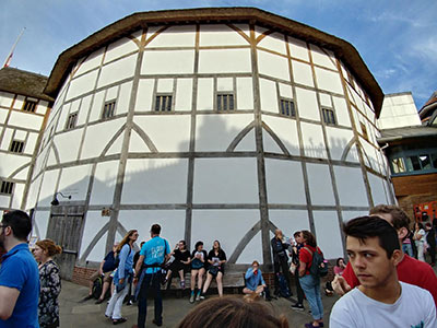 Stage at the Globe Theatre