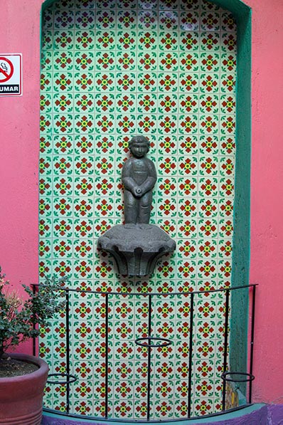 Statue at the Hotel in Mexico City