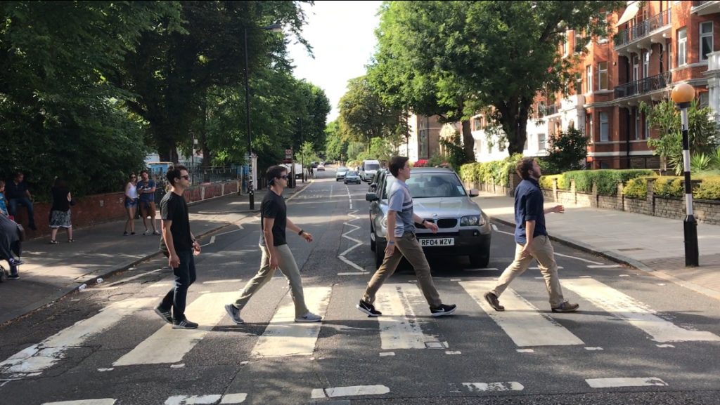 TCE Students Replicate Abbey Road Album Cover