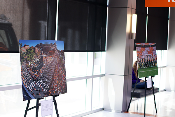 Large-format color photos show off the spectacular history of the UT band.
