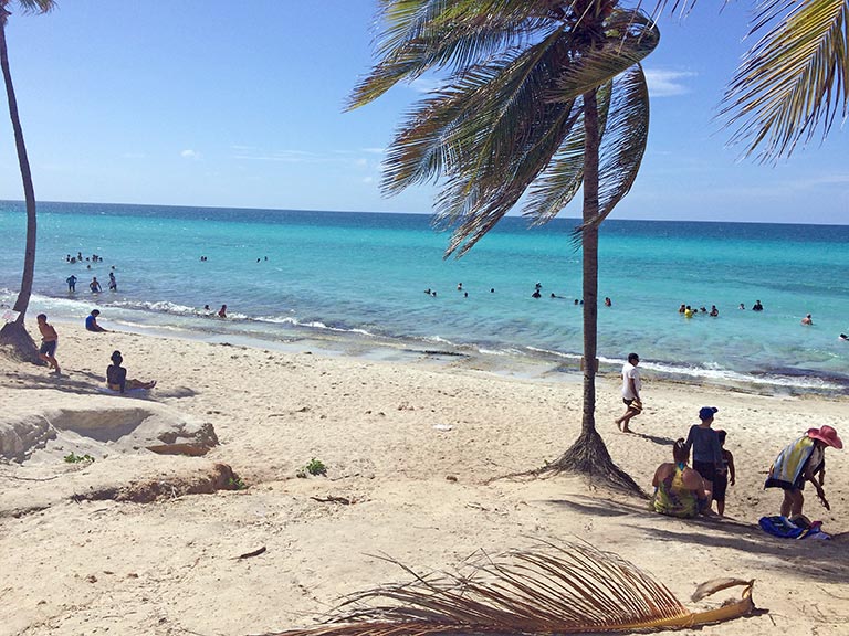 Vedado Beach in Cuba