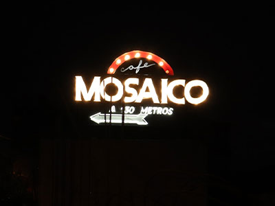 Sign at Cafe Mosaico