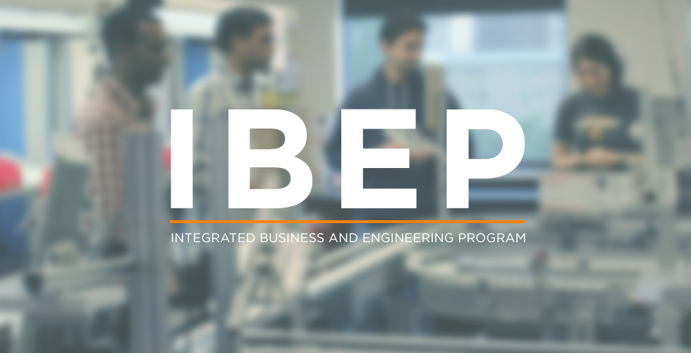 Integrated Business and Engineering Program Header